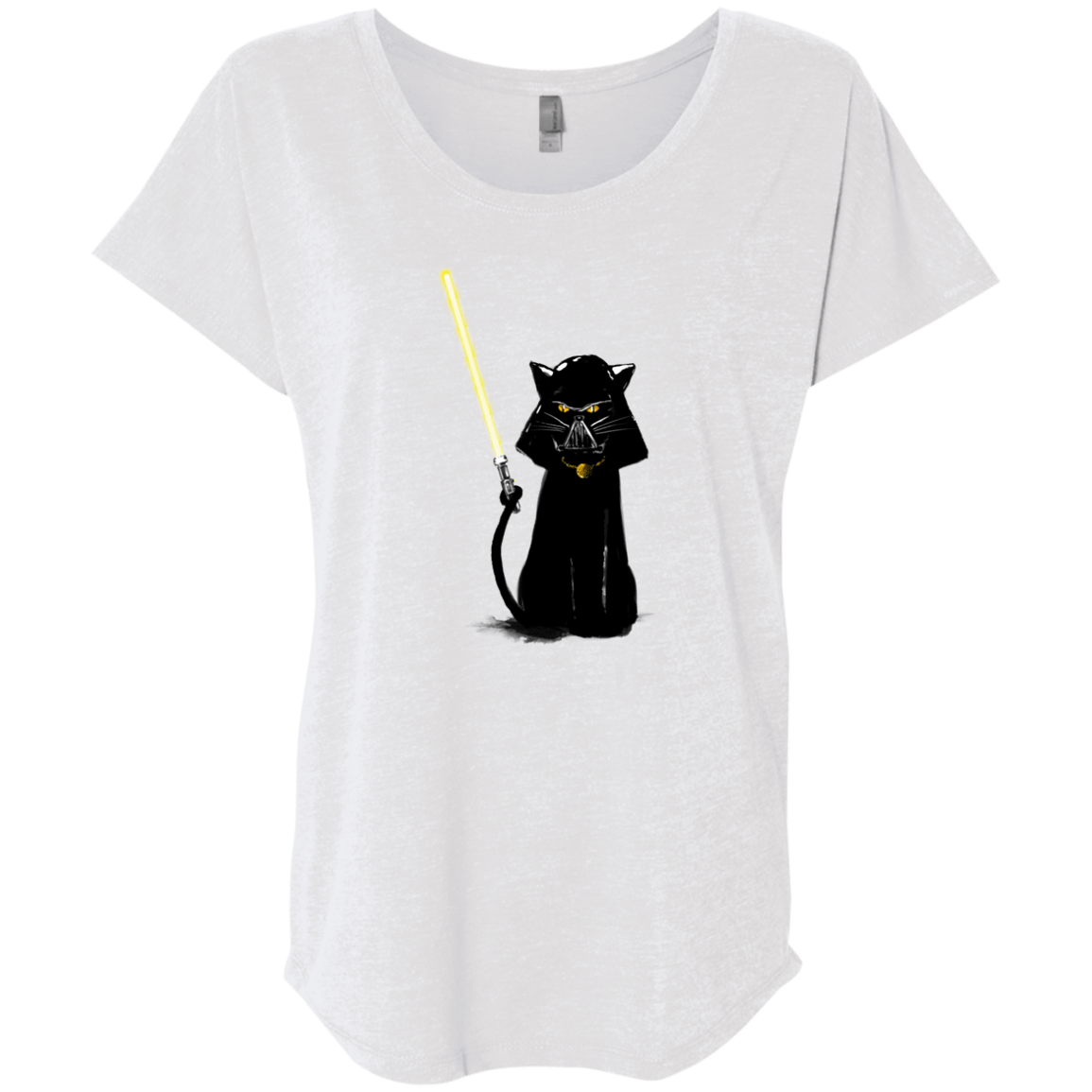 Cat Vader Triblend Dolman Sleeve