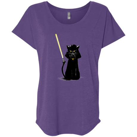 Cat Vader Triblend Dolman Sleeve