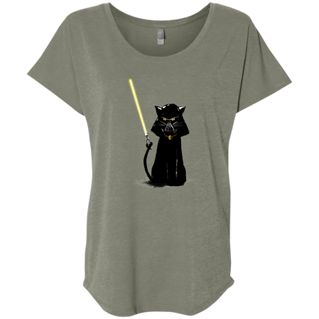 Cat Vader Triblend Dolman Sleeve