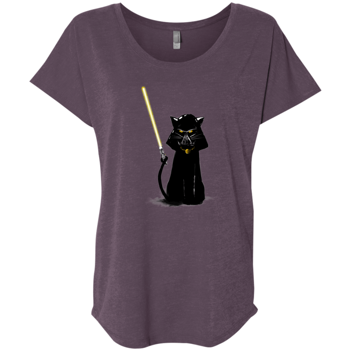 Cat Vader Triblend Dolman Sleeve