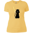 T-Shirts Banana Cream/ / X-Small Cat Vader Women's Premium T-Shirt
