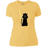 T-Shirts Banana Cream/ / X-Small Cat Vader Women's Premium T-Shirt