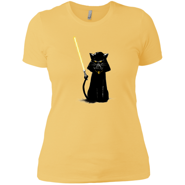 T-Shirts Banana Cream/ / X-Small Cat Vader Women's Premium T-Shirt