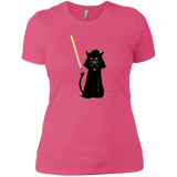 T-Shirts Hot Pink / X-Small Cat Vader Women's Premium T-Shirt