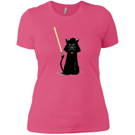 T-Shirts Hot Pink / X-Small Cat Vader Women's Premium T-Shirt