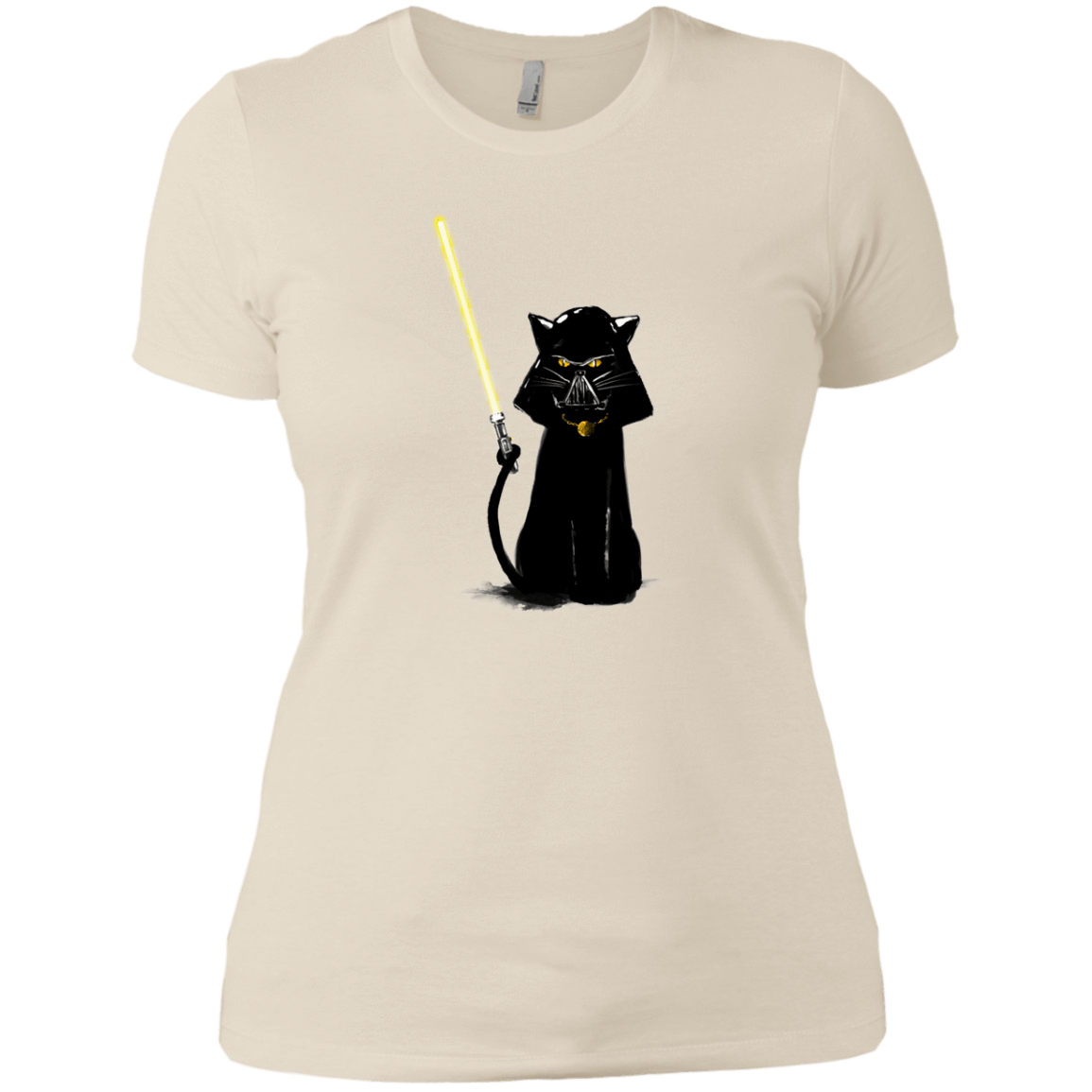T-Shirts Ivory/ / X-Small Cat Vader Women's Premium T-Shirt