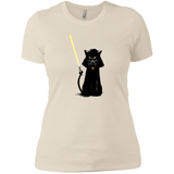 T-Shirts Ivory/ / X-Small Cat Vader Women's Premium T-Shirt