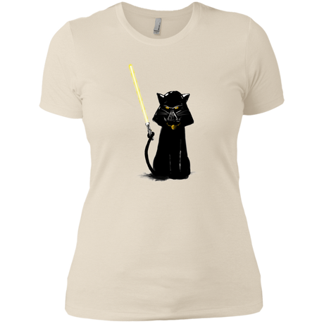 T-Shirts Ivory/ / X-Small Cat Vader Women's Premium T-Shirt