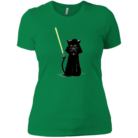 T-Shirts Kelly Green / X-Small Cat Vader Women's Premium T-Shirt