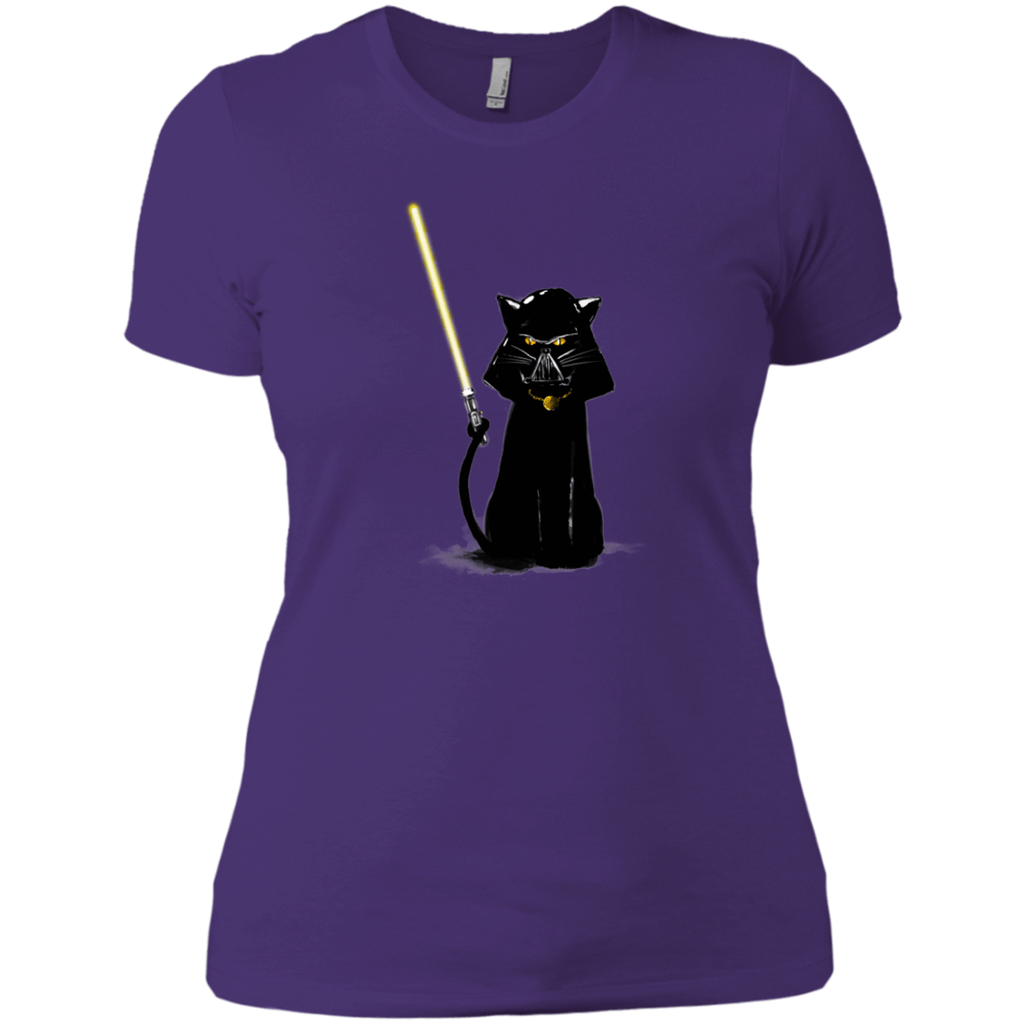 T-Shirts Purple Rush/ / X-Small Cat Vader Women's Premium T-Shirt