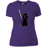 T-Shirts Purple Rush/ / X-Small Cat Vader Women's Premium T-Shirt
