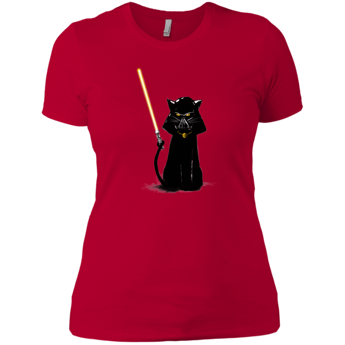 T-Shirts Red / X-Small Cat Vader Women's Premium T-Shirt