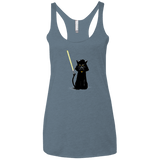 Cat Vader Women's Triblend Racerback Tank
