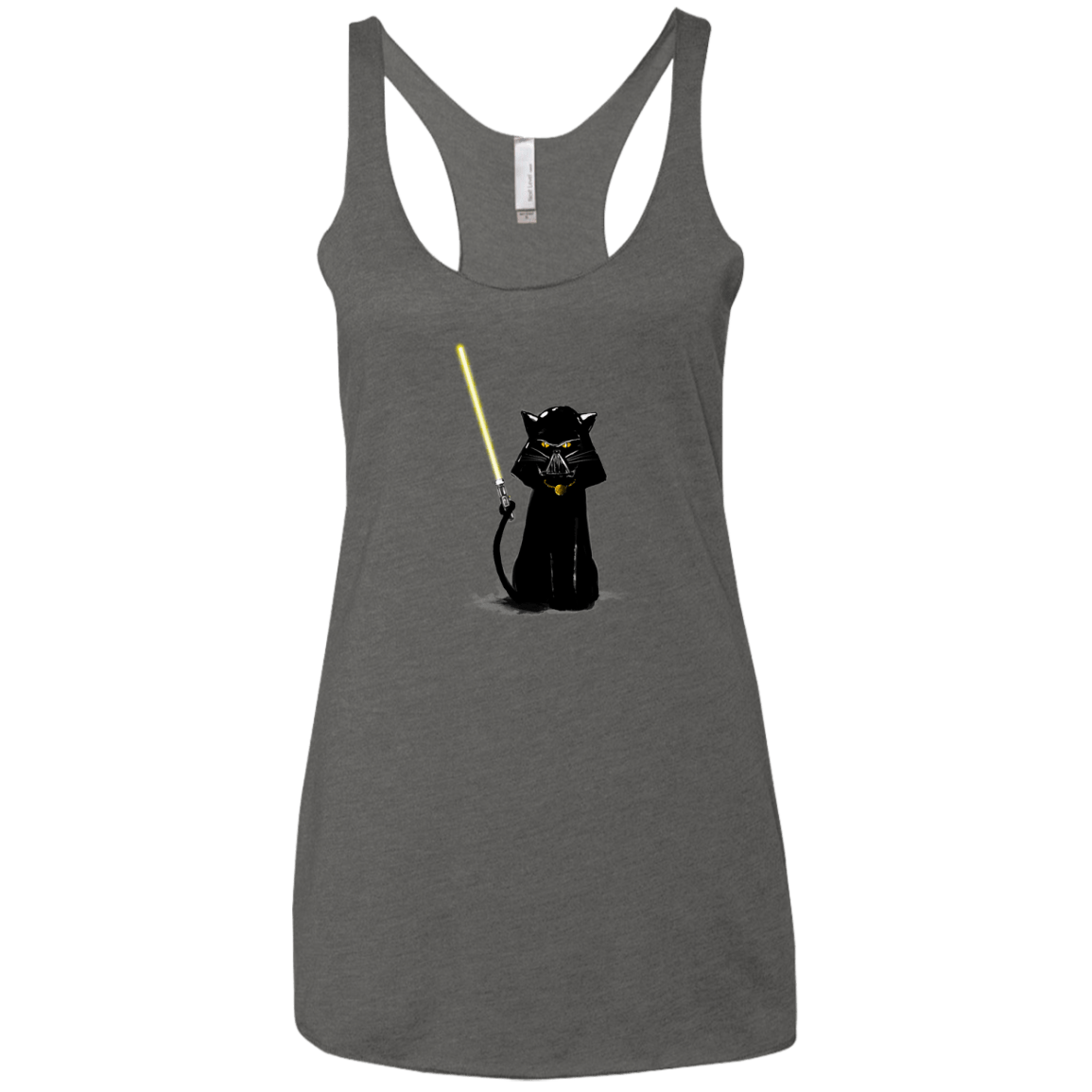 Cat Vader Women's Triblend Racerback Tank