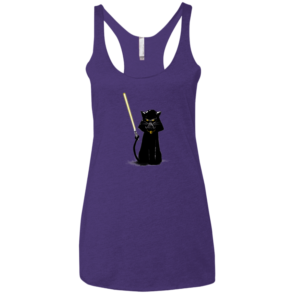 Cat Vader Women's Triblend Racerback Tank