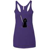 Cat Vader Women's Triblend Racerback Tank