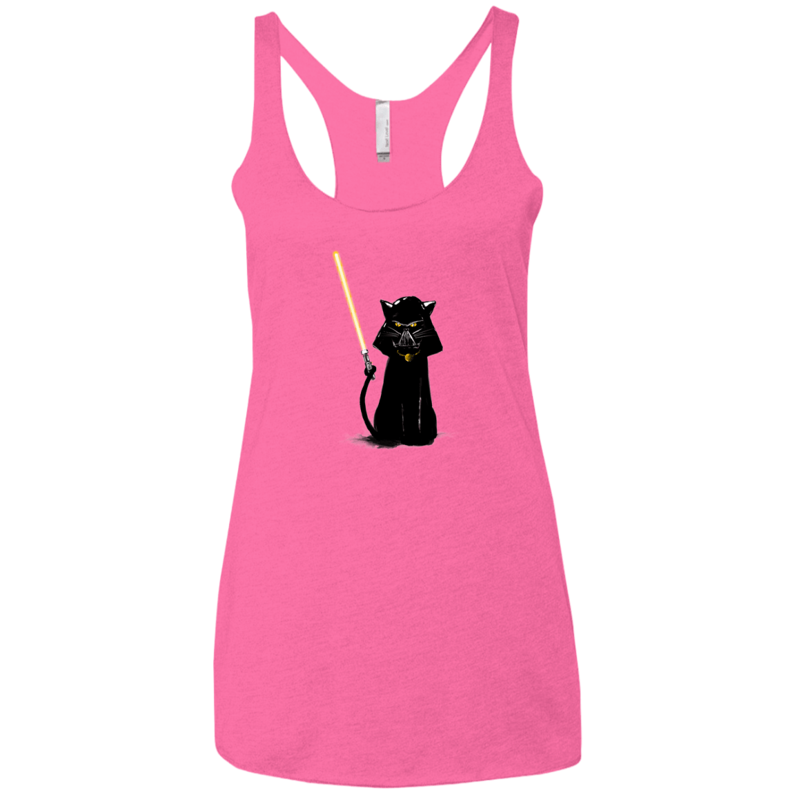 Cat Vader Women's Triblend Racerback Tank