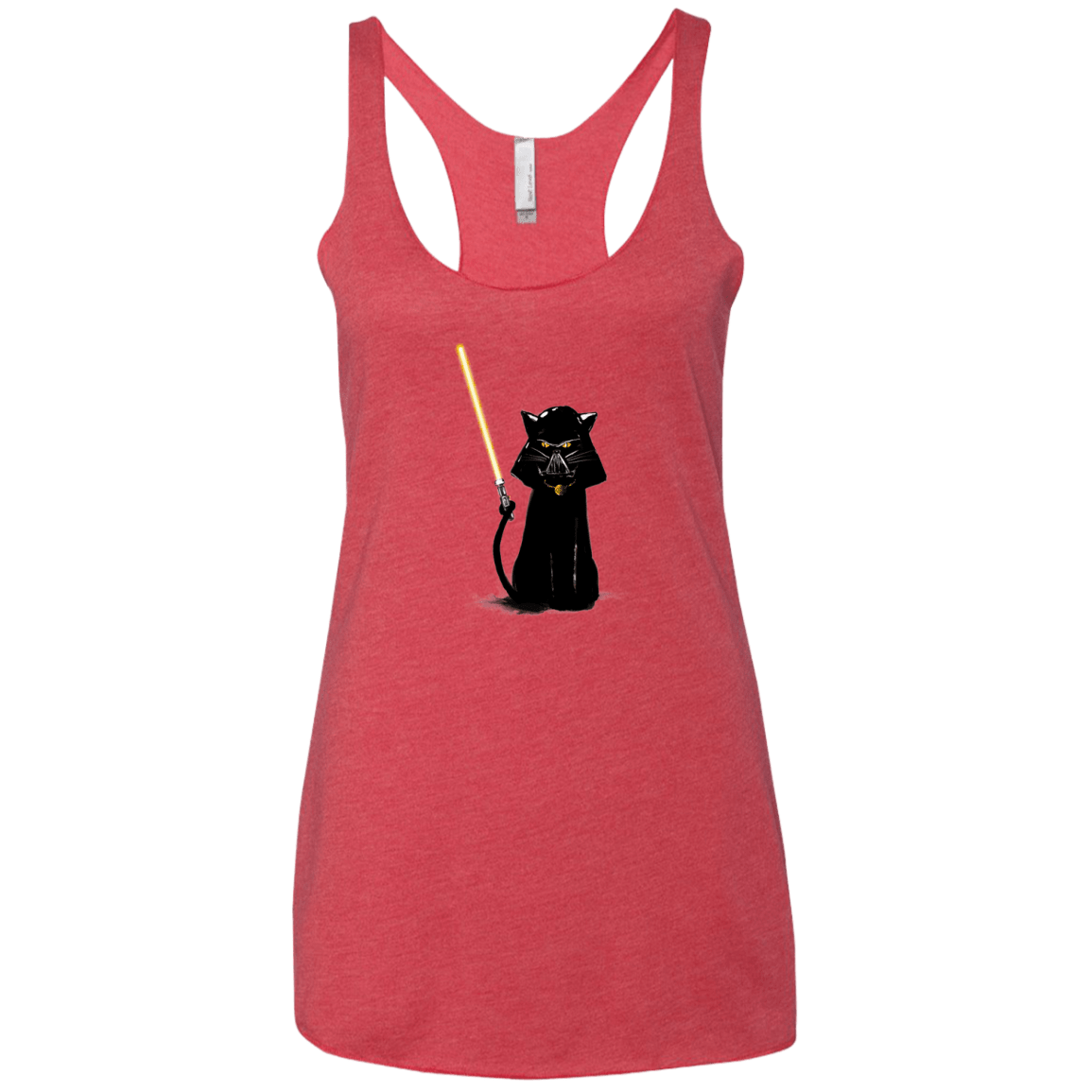 Cat Vader Women's Triblend Racerback Tank