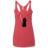 Cat Vader Women's Triblend Racerback Tank