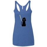 Cat Vader Women's Triblend Racerback Tank