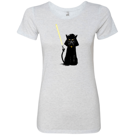 T-Shirts Heather White / S Cat Vader Women's Triblend T-Shirt