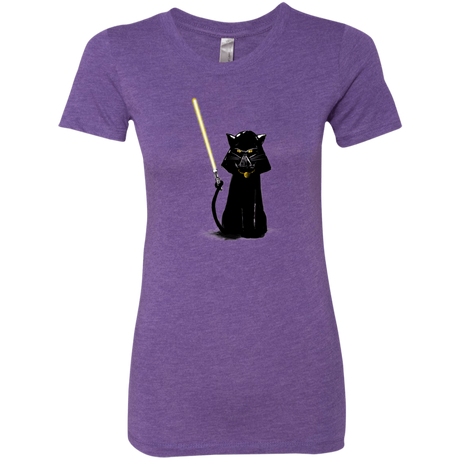 T-Shirts Purple Rush / S Cat Vader Women's Triblend T-Shirt