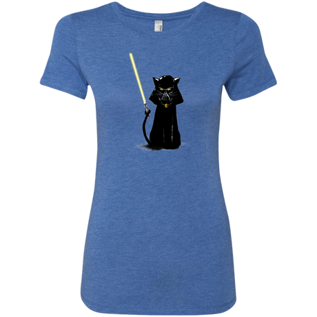 T-Shirts Vintage Royal / S Cat Vader Women's Triblend T-Shirt