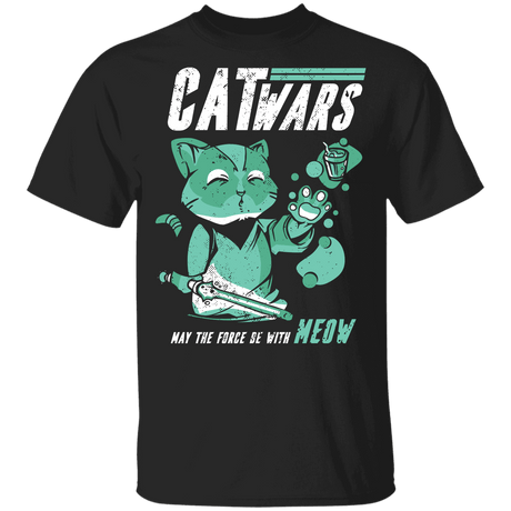T-Shirts Black / YXS Cat Wars Youth T-Shirt