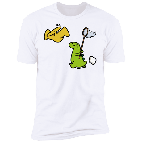 T-Shirts White / S Catch A Flying Dino Men's Premium T-Shirt