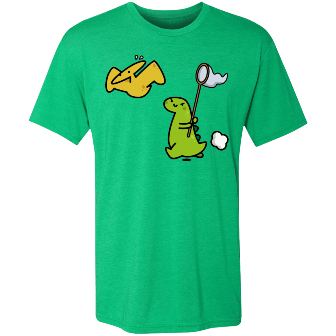 T-Shirts Envy / S Catch A Flying Dino Men's Triblend T-Shirt