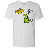 T-Shirts Heather White / S Catch A Flying Dino Men's Triblend T-Shirt