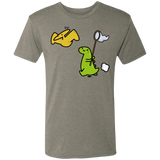 T-Shirts Venetian Grey / S Catch A Flying Dino Men's Triblend T-Shirt