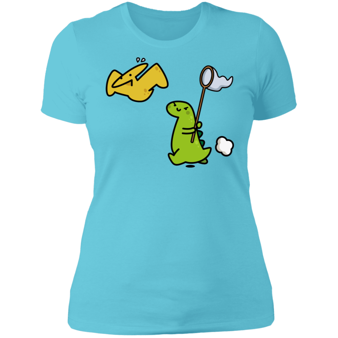 T-Shirts Cancun / S Catch A Flying Dino Women's Premium T-Shirt