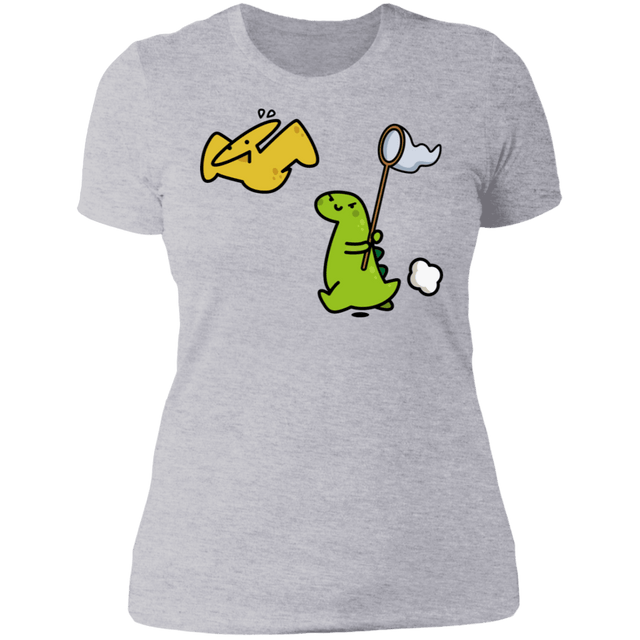 T-Shirts Heather Grey / S Catch A Flying Dino Women's Premium T-Shirt