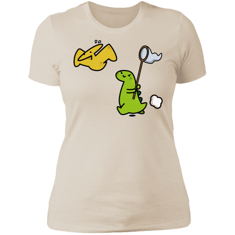 T-Shirts Ivory/ / S Catch A Flying Dino Women's Premium T-Shirt