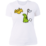 T-Shirts White / S Catch A Flying Dino Women's Premium T-Shirt