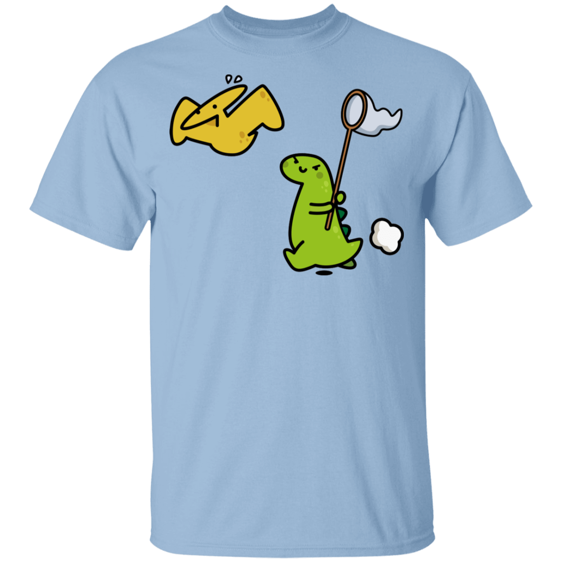 T-Shirts Light Blue / YXS Catch A Flying Dino Youth T-Shirt
