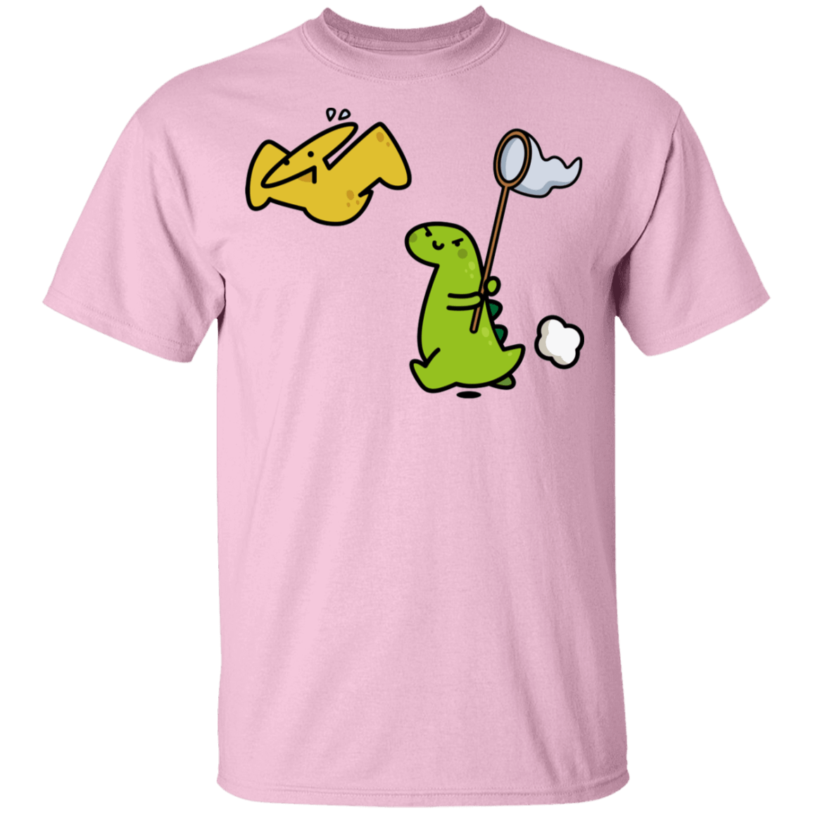T-Shirts Light Pink / YXS Catch A Flying Dino Youth T-Shirt
