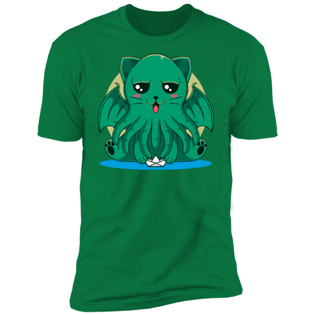 T-Shirts Kelly Green / S Cathulhu Men's Premium T-Shirt