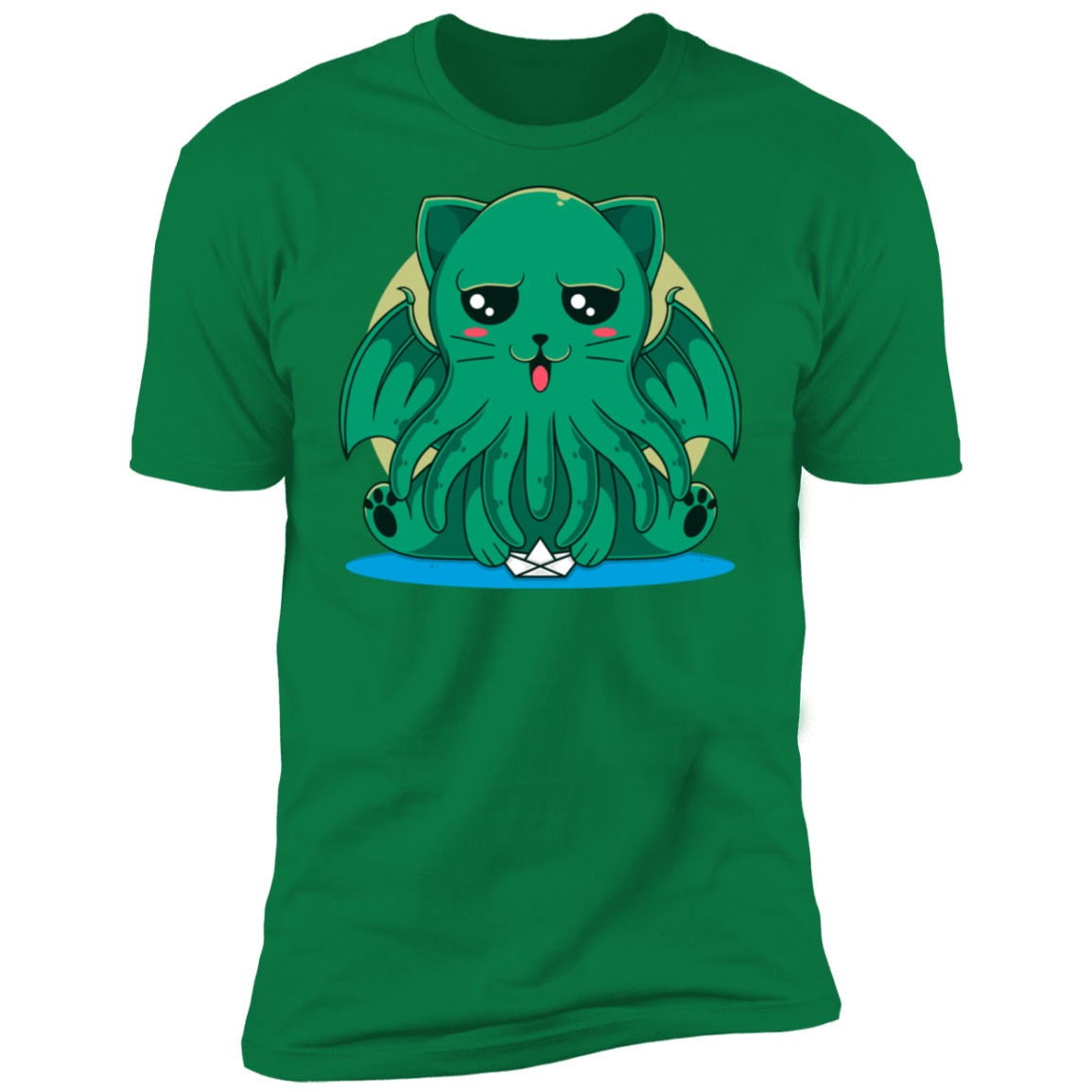 T-Shirts Kelly Green / S Cathulhu Men's Premium T-Shirt