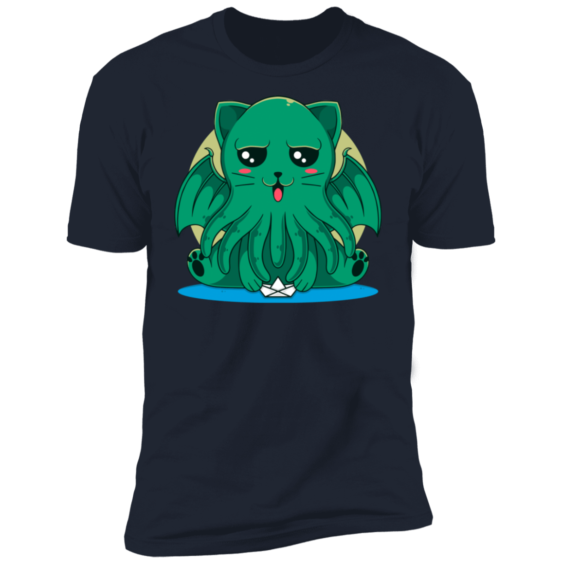 T-Shirts Midnight Navy / S Cathulhu Men's Premium T-Shirt