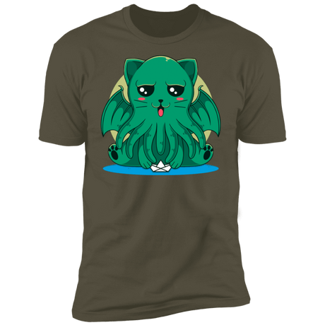 T-Shirts Military Green / S Cathulhu Men's Premium T-Shirt