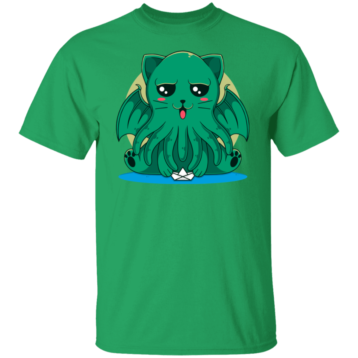 T-Shirts Irish Green / S Cathulhu T-Shirt