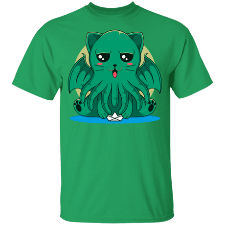 T-Shirts Irish Green / YXS Cathulhu Youth T-Shirt