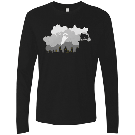 T-Shirts Black / Small Catman Men's Premium Long Sleeve