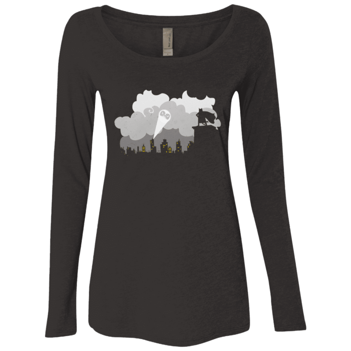 T-Shirts Vintage Black / Small Catman Women's Triblend Long Sleeve Shirt