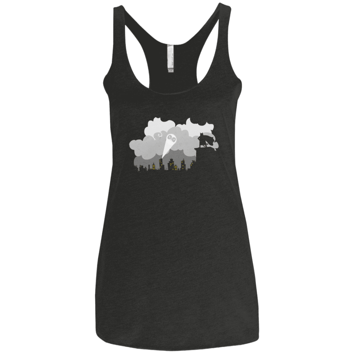 T-Shirts Vintage Black / X-Small Catman Women's Triblend Racerback Tank