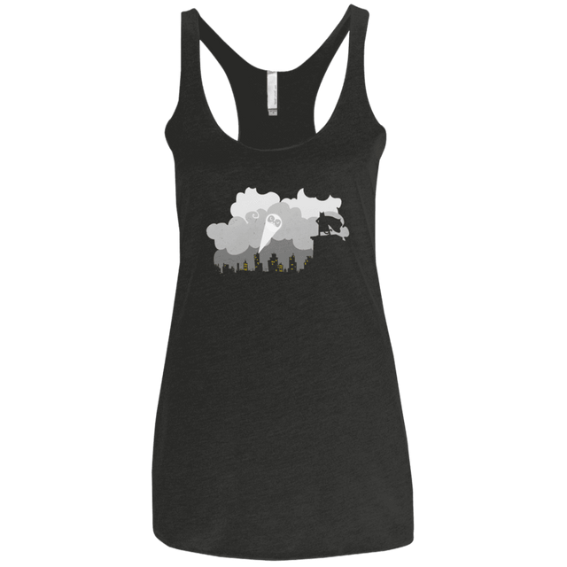 T-Shirts Vintage Black / X-Small Catman Women's Triblend Racerback Tank