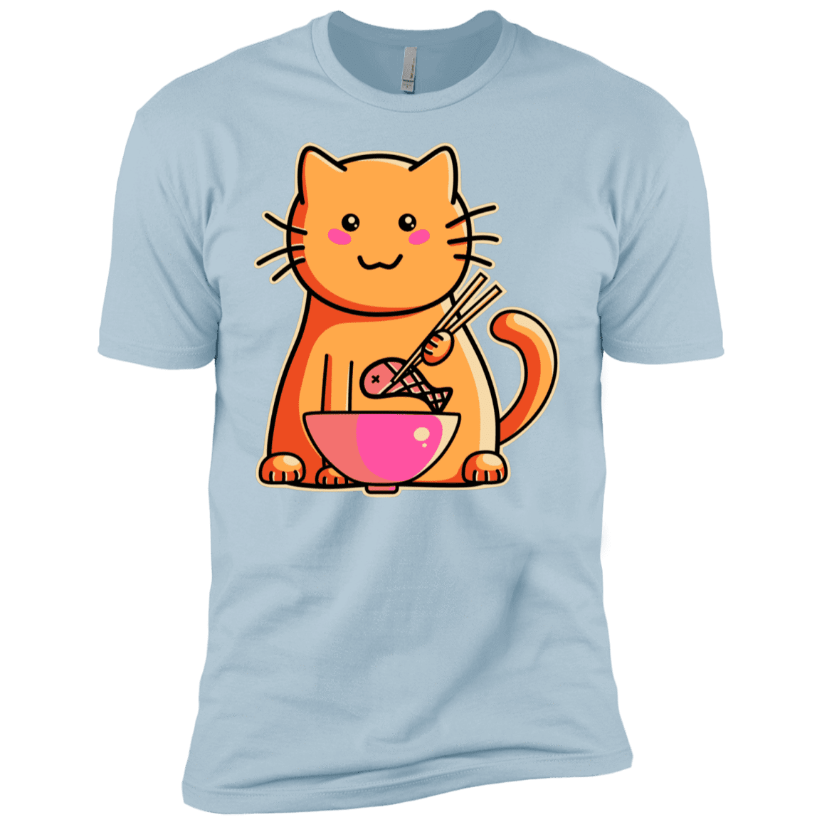 T-Shirts Light Blue / YXS Cats Favourite Meal Boys Premium T-Shirt