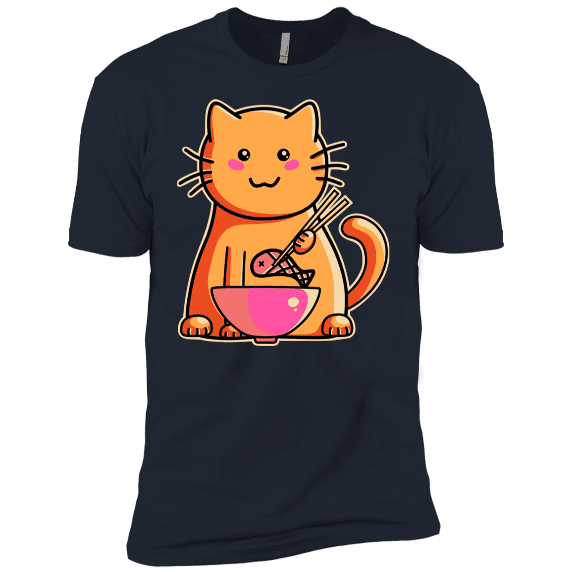 T-Shirts Midnight Navy / YXS Cats Favourite Meal Boys Premium T-Shirt